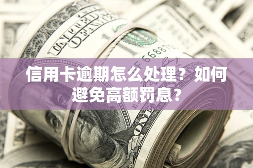 济南信用卡逾期怎么处理？如何避免高额罚息？