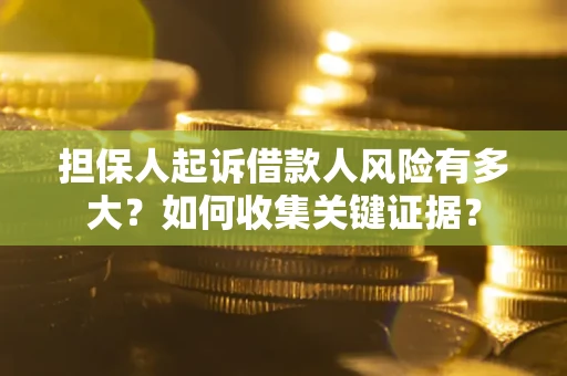 济南担保人起诉借款人风险有多大？如何收集关键证据？