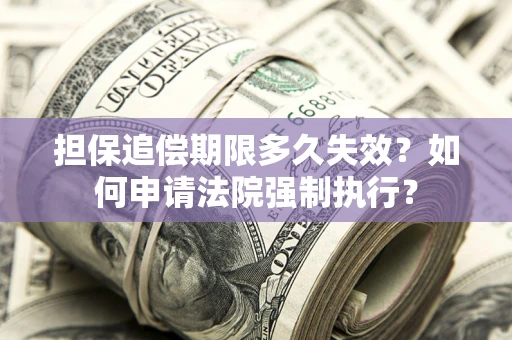 济南担保追偿期限多久失效？如何申请法院强制执行？