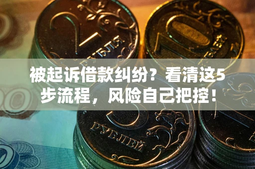 济南被起诉借款纠纷？看清这5步流程，风险自己把控！