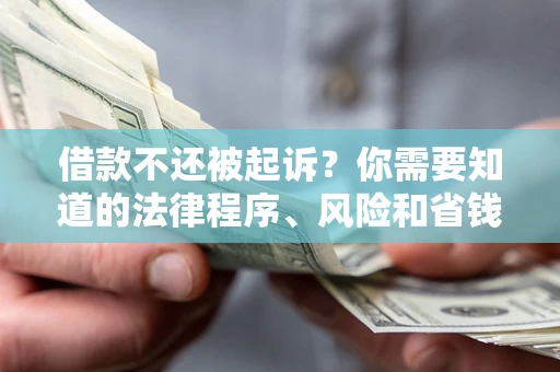济南借款不还被起诉？你需要知道的法律程序、风险和省钱技巧