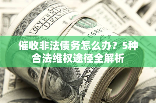 济南催收非法债务怎么办？5种合法维权途径全解析
